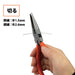 Fujiya 350S-150 Radio Pliers JIS 150mm w/Spring-Kiichin - The #1 Place for Japanese Goods in Your Hand!