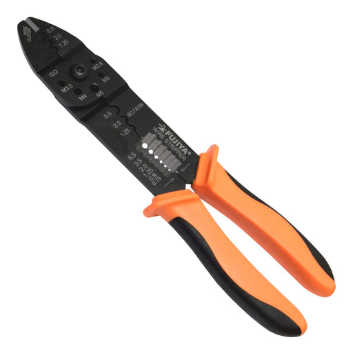 Fujiya FA106 Universal Electrical Pliers for Faston & Bare Crimp Terminals Cutting/Peeling Polishing-Kiichin - The #1 Place for Japanese Goods in Your Hand!