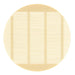 Fukui Craft Japanese Round Soba Sudare Mat - Cream-Kiichin - The #1 Place for Japanese Goods in Your Hand!