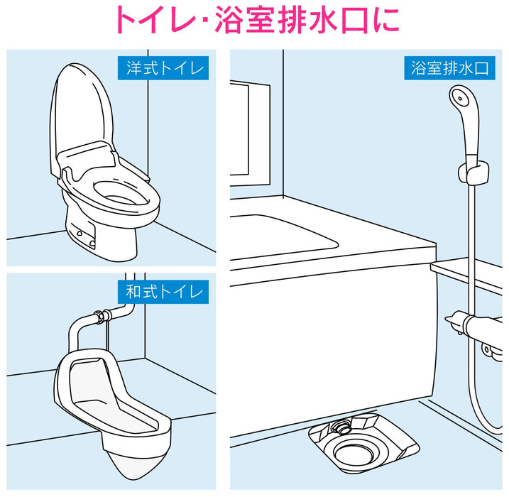 Gaona Japan Camo Vacuum Pipe Cleaner Set - Toilet Bathroom Drain Washbasin Sink AC Drain Hose (Ga-Kk005)-Kiichin - The #1 Place for Japanese Goods in Your Hand!