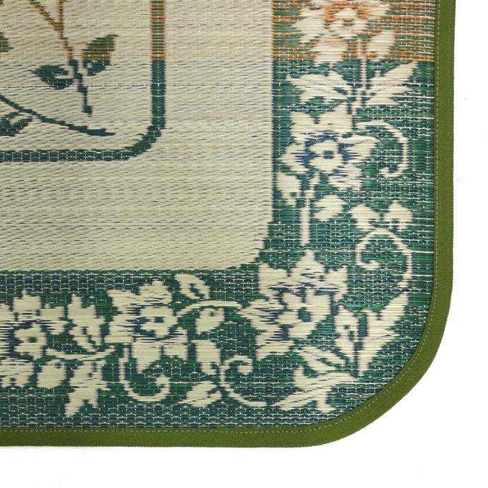 Hagihara Emperor Rush Green Rug - 250x350cm (81906804)-Kiichin - The #1 Place for Japanese Goods in Your Hand!