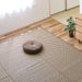 Hagihara Brown Edoma Lewis Flower Rug - Japanese Modern Pet Protection - 2 Tatami Mats - 174X174Cm-Kiichin - The #1 Place for Japanese Goods in Your Hand!