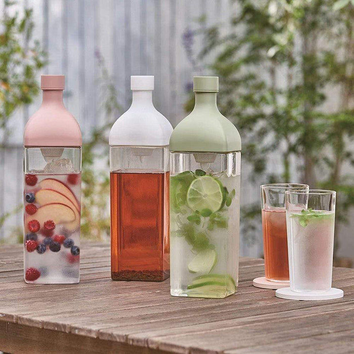 Pink Hario Filter-In Ka-Ku Bottle The Ultimate User-Friendly Solution-Kiichin - The #1 Place for Japanese Goods in Your Hand!