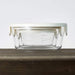 Hario Glass Storage Container Set (3) - Heat Resistant, White, Made In Japan-Kiichin - The #1 Place for Japanese Goods in Your Hand!