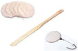 Hario Siphon Parts Set FS-103 Filter Cloth (5pcs) + BA-15 Bamboo Spatula + F-103S Filter Device-Kiichin - The #1 Place for Japanese Goods in Your Hand!