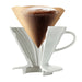 Hario V60 Arita Porcelain Handcrafted Pour Over Coffee Dripper (1-4 Cups) with Scoop-Kiichin - The #1 Place for Japanese Goods in Your Hand!