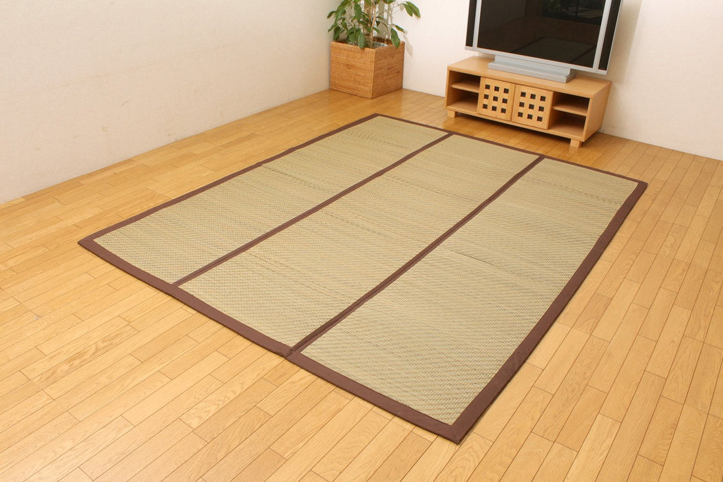 Ikehiko Rush Rug Carpet 2 Tatami - 200X200Cm - Made In Japan-Kiichin - The #1 Place for Japanese Goods in Your Hand!