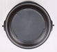 Ishigaki Industry 24Cm Black Iron Casting Irori Pot with Wooden Lid - Made in Japan-Kiichin - The #1 Place for Japanese Goods in Your Hand!