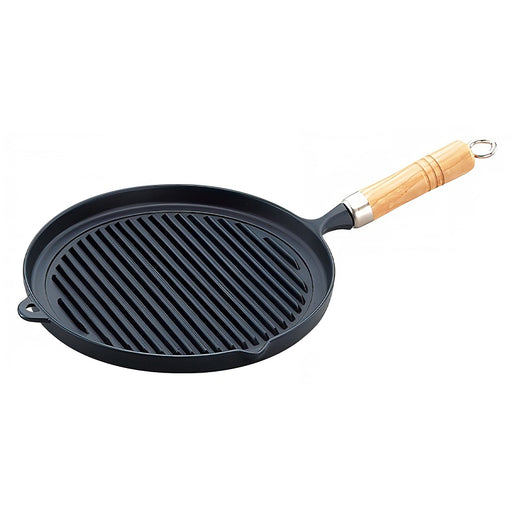 Iwachu Nambu Cast Iron Grill Pan - Authentic Japanese Cooking Essential-Kiichin - The #1 Place for Japanese Goods in Your Hand!