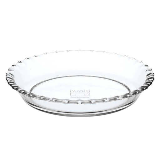 Iwaki Heat Resistant Glass Frilled Plate - Durable and Stylish Serving Dish-Kiichin - The #1 Place for Japanese Goods in Your Hand!