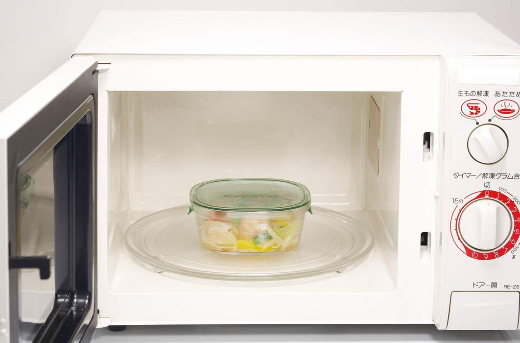 Iwaki Japan Square Glass Storage Container M 800ml - Heat Resistant-Kiichin - The #1 Place for Japanese Goods in Your Hand!