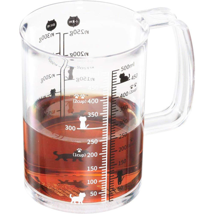 Kai Nyammy 500ml Measuring Cup DH2728 | Japan Made | Dishwasher Safe-Kiichin - The #1 Place for Japanese Goods in Your Hand!