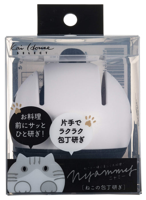 Kai Corp Japan Cat Knife Sharpener - Q Sharpener Nyammy AP5182-Kiichin - The #1 Place for Japanese Goods in Your Hand!