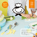 Kai Corp Children's Knife FG5201 Intermediate Serrated Blade Dishwasher Safe Little Chef Club Rabbit Yellow-Kiichin - The #1 Place for Japanese Goods in Your Hand!