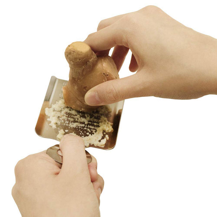 Kai Corp Mini Stainless Steel Grater - Made in Japan (DH7070)-Kiichin - The #1 Place for Japanese Goods in Your Hand!