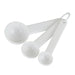 Kai Corporation Measuring Spoons Set 3 - Tblspn tspn 1/2 tspn - Dishwasher Safe - White Kai Kitchen Made in Japan DH8120-Kiichin - The #1 Place for Japanese Goods in Your Hand!