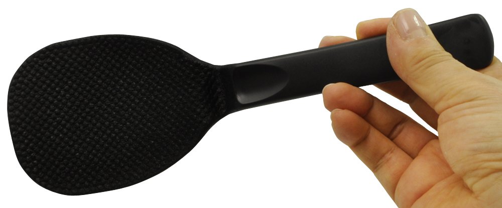 Kai Corp Rice Scoop Spatula Japan Dh5590 Non-Stick Black Series-Kiichin - The #1 Place for Japanese Goods in Your Hand!