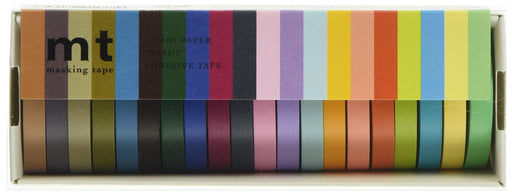 Kamoi Processing Paper 7mm x 7m 20-Color Set - 2 Bright & 2 Dark-Kiichin - The #1 Place for Japanese Goods in Your Hand!