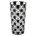 Kimoto Glass Tokyo Kuroco Edo Kiriko Tumbler - Authentic Japanese Ichimatsu Design-Kiichin - The #1 Place for Japanese Goods in Your Hand!