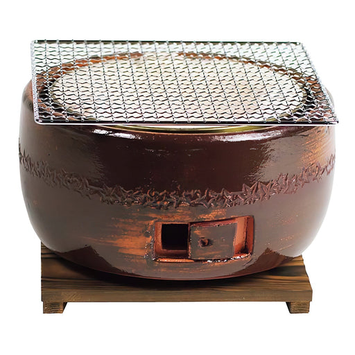 Ceramic Large Charcoal Konro Grill by Kinka - Premium Outdoor Cooking Equipment-Kiichin - The #1 Place for Japanese Goods in Your Hand!