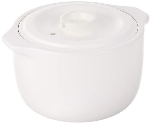 Kinto 2Cup Japan White Clay Pot Rice Cooker 25194 - Authentic Japanese Cooking-Kiichin - The #1 Place for Japanese Goods in Your Hand!