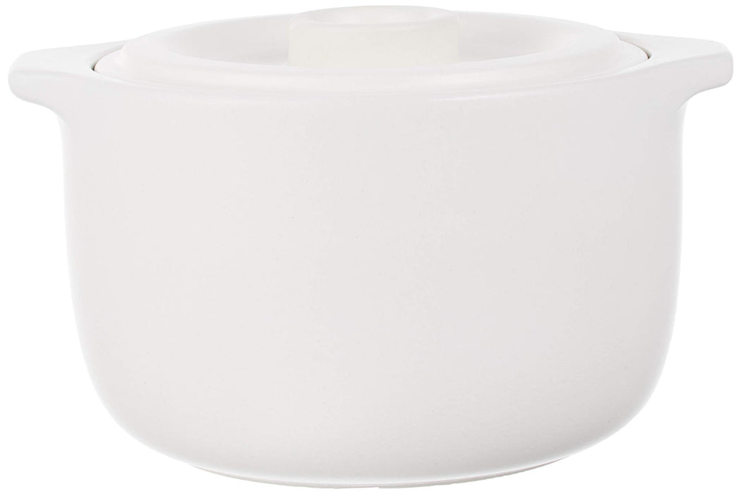 Kinto 2Cup Japan White Clay Pot Rice Cooker 25194 - Authentic Japanese Cooking-Kiichin - The #1 Place for Japanese Goods in Your Hand!