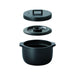 Kinto 25195 Kakomi Rice Cooker Clay Pot - 2 Cups, Black-Kiichin - The #1 Place for Japanese Goods in Your Hand!