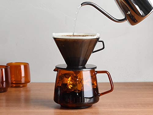 Kinto Japan Coffee Server Sepia Jug 600Ml Amber - Premium Quality Coffee Server-Kiichin - The #1 Place for Japanese Goods in Your Hand!