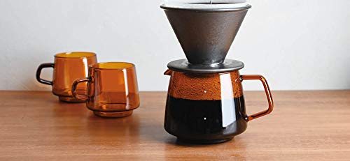 Kinto Japan Coffee Server Sepia Jug 600Ml Amber - Premium Quality Coffee Server-Kiichin - The #1 Place for Japanese Goods in Your Hand!