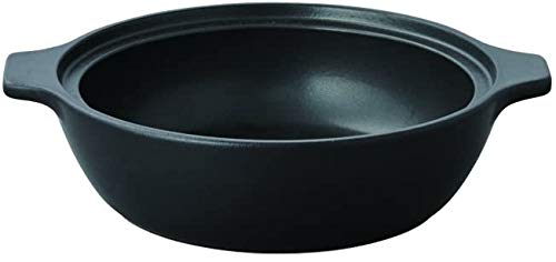 Kinto Kakomi Ih Clay Pot 1.2L Black - Authentic Japanese Cookware-Kiichin - The #1 Place for Japanese Goods in Your Hand!