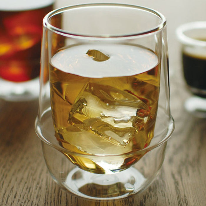 Kinto Kronos Glass Coffee Cup 250ml - Japanese Design-Kiichin - The #1 Place for Japanese Goods in Your Hand!