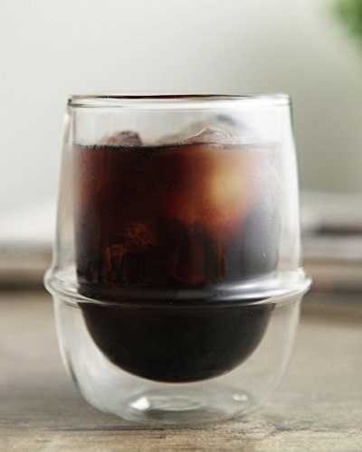 Kinto Kronos Glass Coffee Cup 250ml - Japanese Design-Kiichin - The #1 Place for Japanese Goods in Your Hand!