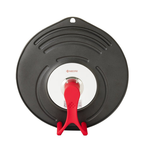Kyocera Japan Frying Pan Lid - Glass Window Steam Vent - 20-24Cm 26Cm 28Cm - FC-08A-Brd-Kiichin - The #1 Place for Japanese Goods in Your Hand!