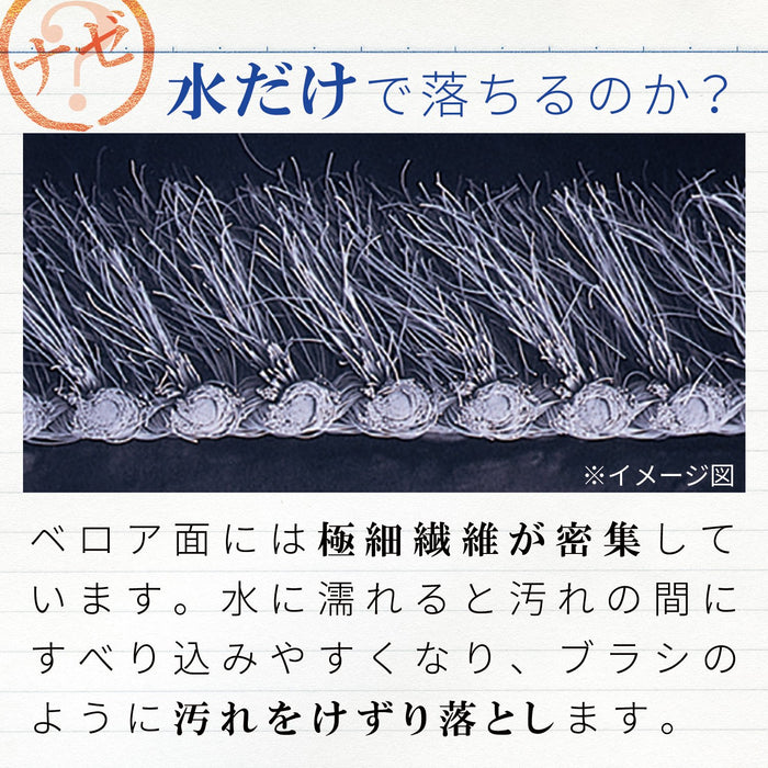 Lec Gekiochi Kitchen Sponge S-805 - Japan-Made Ultra-Fine Fiber for Water Scale Removal-Kiichin - The #1 Place for Japanese Goods in Your Hand!