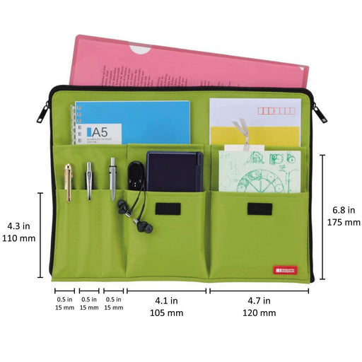 Lihit Lab A7554-11N A4 Indigo Bag In Bag Inner Bag-Kiichin - The #1 Place for Japanese Goods in Your Hand!