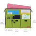 Lihit Lab A4 Yellow Green Bag In Bag Inner Bag - Japan Priority-Kiichin - The #1 Place for Japanese Goods in Your Hand!