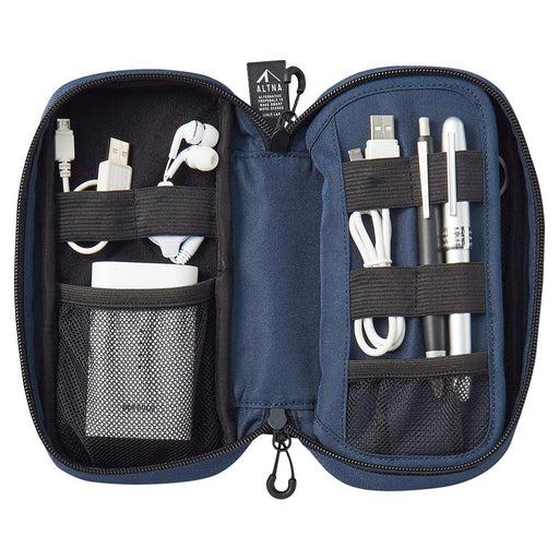 Lihit Lab Japan Cordura Tool Pouch Pen Pouch Black A7764-24 Durable and Stylish Organizer for Tools and Pens-Kiichin - The #1 Place for Japanese Goods in Your Hand!