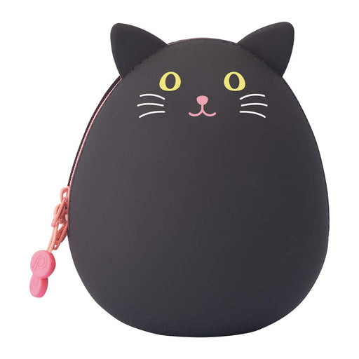 Lihit Lab Egg Pouch Big Black Cat A7783-3 - Premium Japanese Priority-Kiichin - The #1 Place for Japanese Goods in Your Hand!