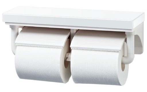 Lixil Inax Double Paper Roller Shelf - White, Japan (Cf-Aa64Ku/Wa)-Kiichin - The #1 Place for Japanese Goods in Your Hand!