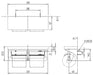Lixil Inax Double Paper Roller with Shelves - Kurie Pail CF-AA64KU/LP-Kiichin - The #1 Place for Japanese Goods in Your Hand!