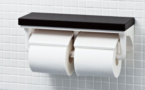 Lixil Japan Rikusiru Inax Toilet Double Paper Roll Shelf - Crie Pail CF-AA64KU/LP-Kiichin - The #1 Place for Japanese Goods in Your Hand!