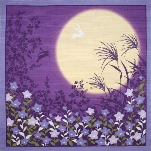 Maeda Senko Cotton Bento Lunch Cloth - Autumn Balloon Flower Design-Kiichin - The #1 Place for Japanese Goods in Your Hand!