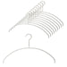 Tomorrow Mawa German Non-Slip Hangers - 40P 10-Piece White Japan-Kiichin - The #1 Place for Japanese Goods in Your Hand!
