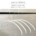 Tomorrow Mawa German Non-Slip Hangers - 40P 10-Piece White Japan-Kiichin - The #1 Place for Japanese Goods in Your Hand!