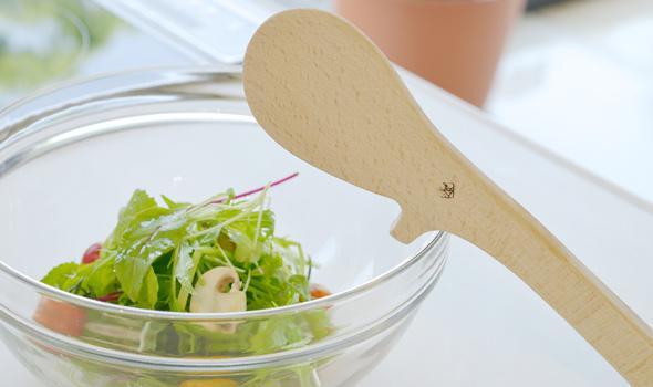 Omoeraku Handcrafted Japanese Beech Wood Spatula - Large, Miranda Style-Kiichin - The #1 Place for Japanese Goods in Your Hand!