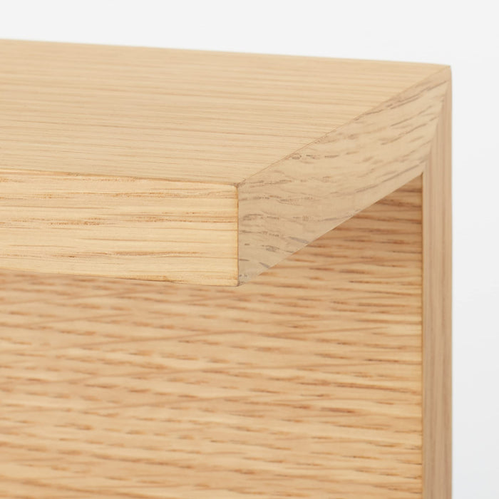 Mujirushi Ryohin Oak Wood Wall Shelf - 88x12x10cm - Made in Japan-Kiichin - The #1 Place for Japanese Goods in Your Hand!