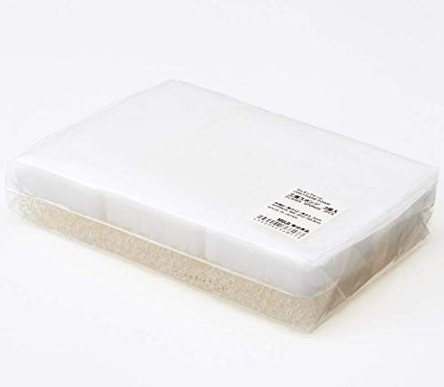 Muji 3-Layer Foam Sponge Set - 3Pcs, 6x12x3.5cm - Japan's Popular Classic-Kiichin - The #1 Place for Japanese Goods in Your Hand!