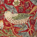 Nishikawa Morris Gallery Strawberry Thief Pillow Cover - 63X43Cm, 100% Cotton, Made In Japan, Red-Kiichin - The #1 Place for Japanese Goods in Your Hand!