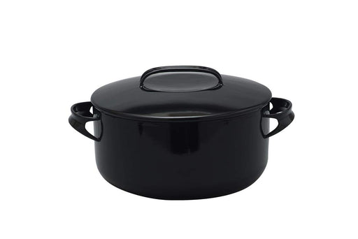 Noda Horo Nomaku Casserole 24Cm Black - Japan Made (Nom-24Tbk)-Kiichin - The #1 Place for Japanese Goods in Your Hand!