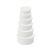 Noda Horo 12cm Enamel Round Food Containers with Lid - White Series-Kiichin - The #1 Place for Japanese Goods in Your Hand!